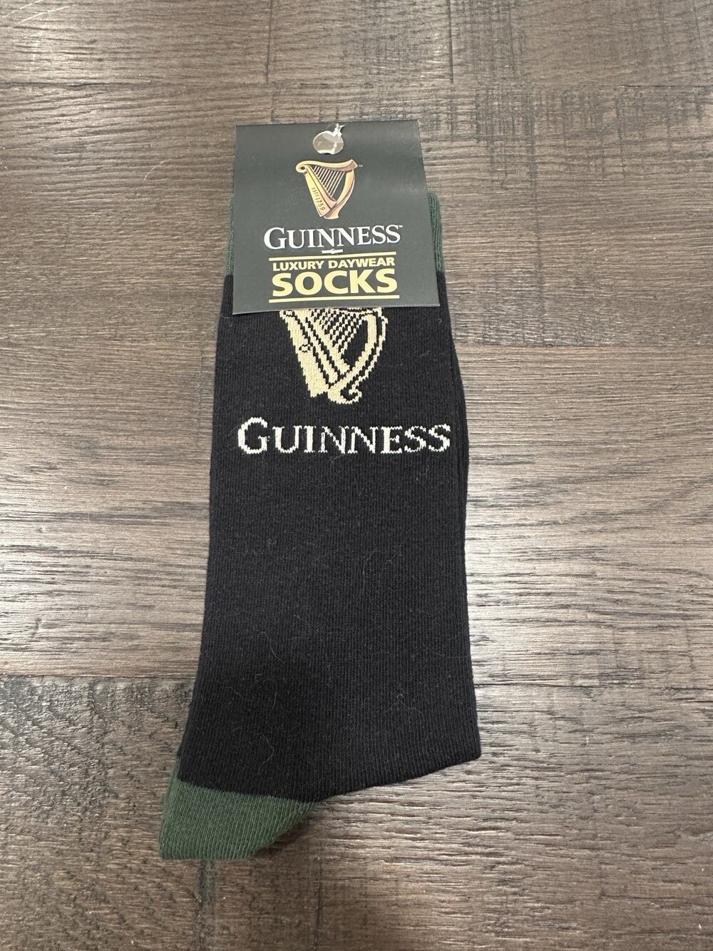 Guinness Luxury DayWear Socks US Size 6/11 Irish Label